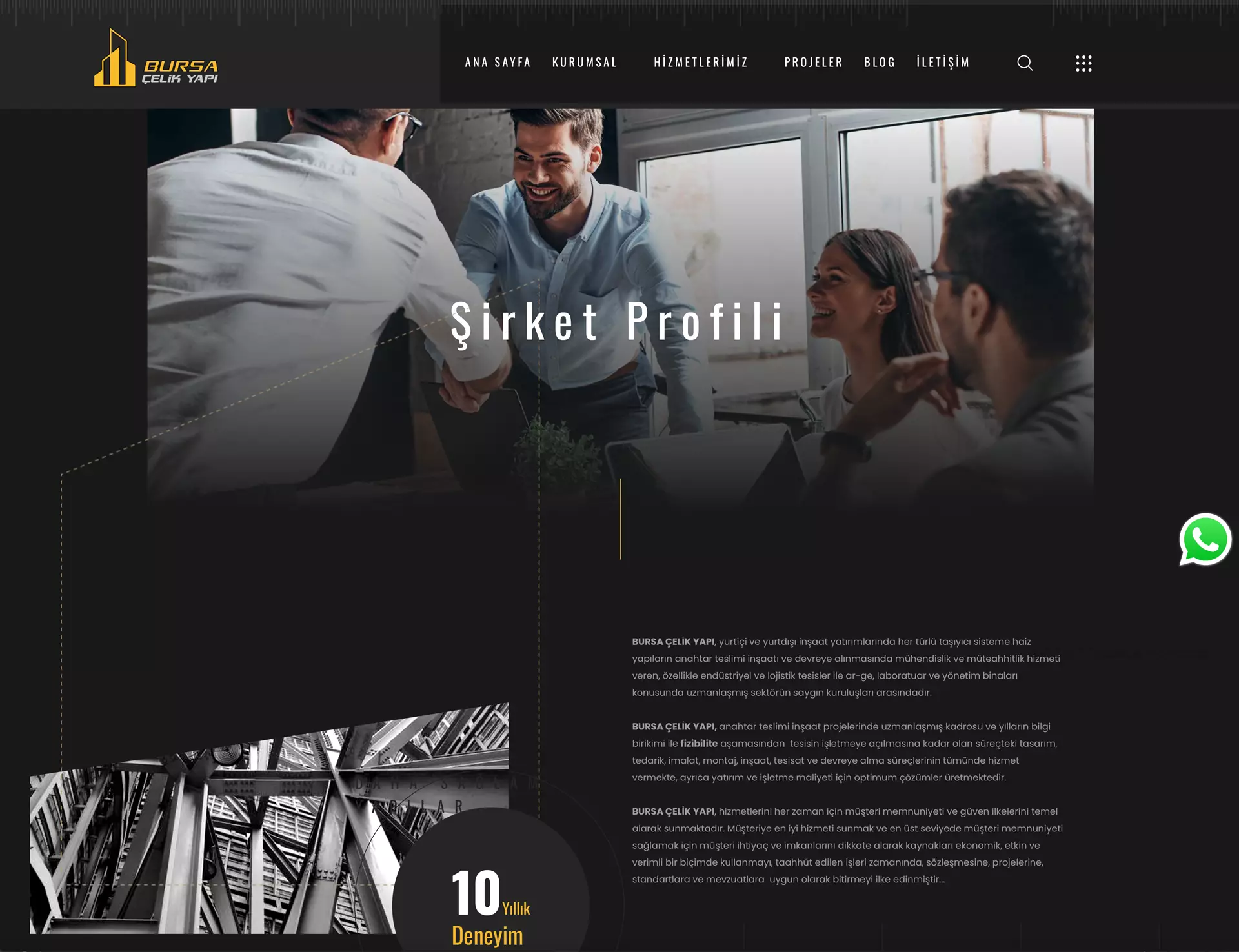 Bursa Çelik Yapı Web Tasarım Firması geon creative workshop ile site kurmak faydalıdır