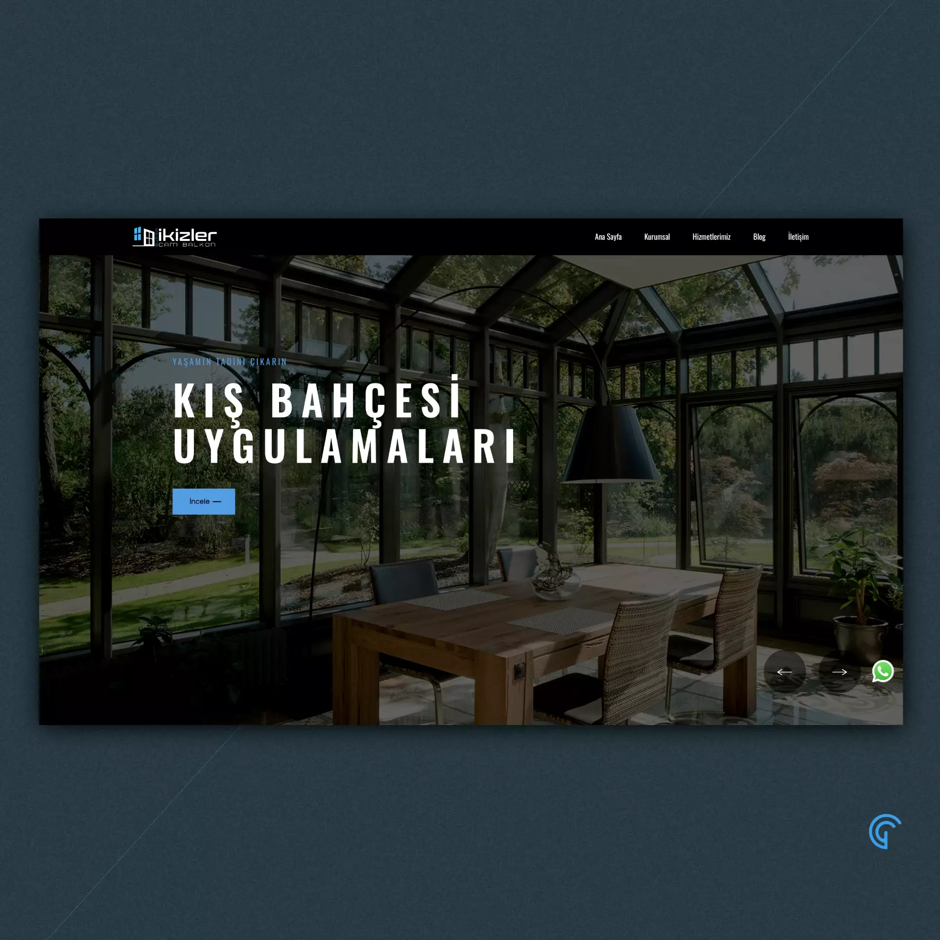 İkizler Cam Balkon Web Tasarımı